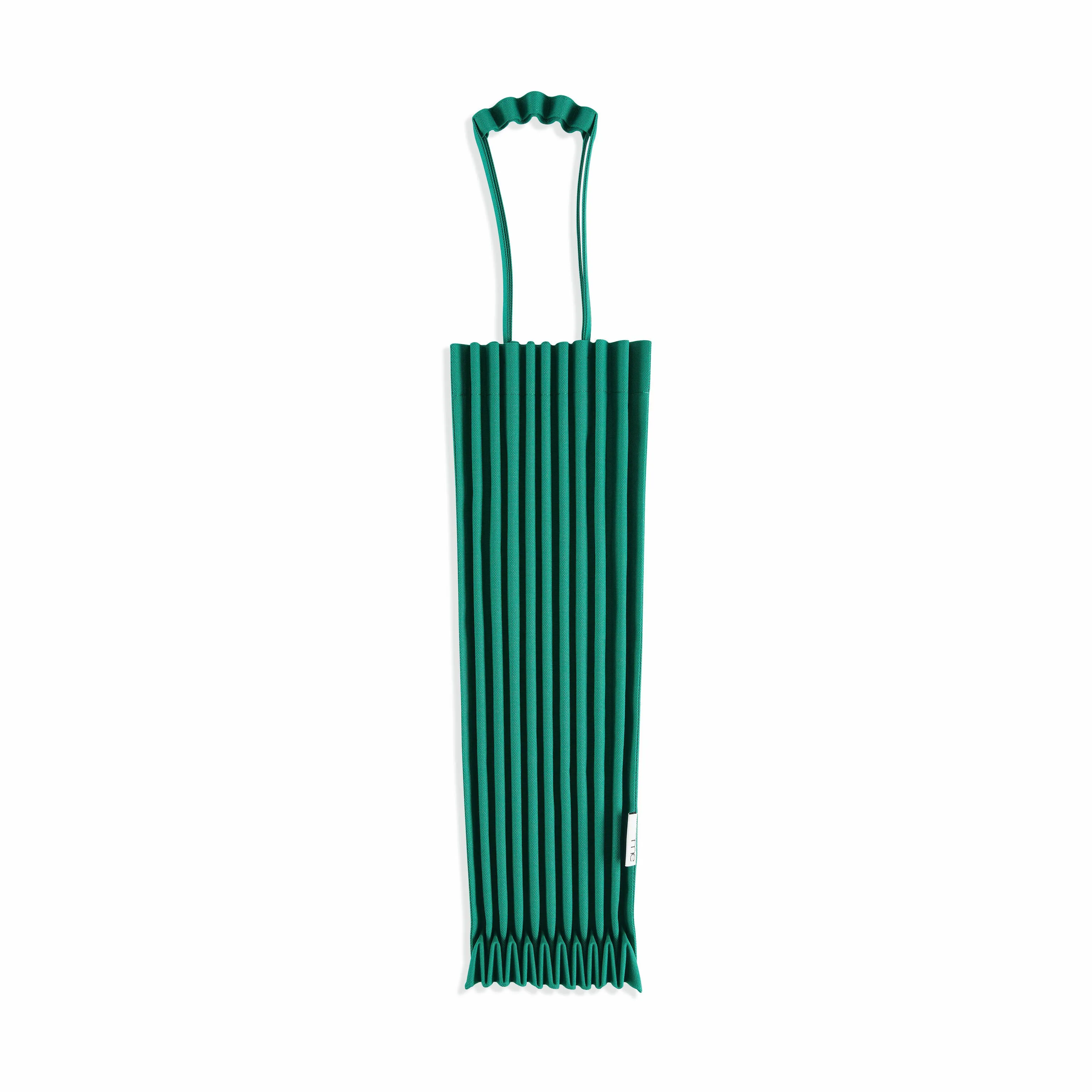 me ISSEY MIYAKE Recycled Polyester Trunk Pleats Bag - Turquoise/ Green