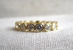 Medium Bezel Diamond Eternity Band