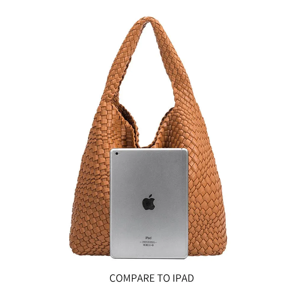 Melie Bianco - Johanna Black Recycled Vegan Shoulder Bag - Fast shipping