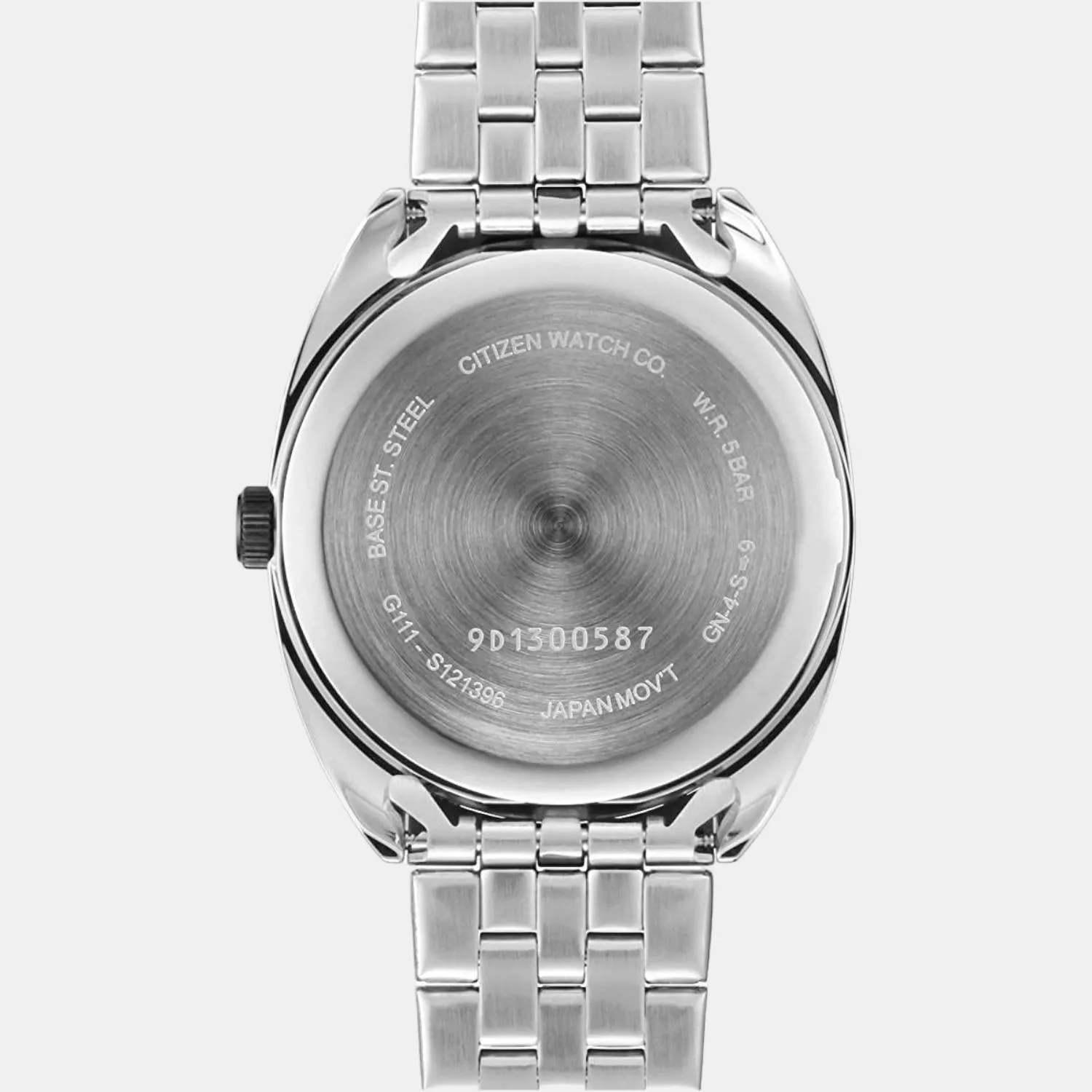 Men's Black Dial Analog Stainless Steel Watch BI5098-58E
