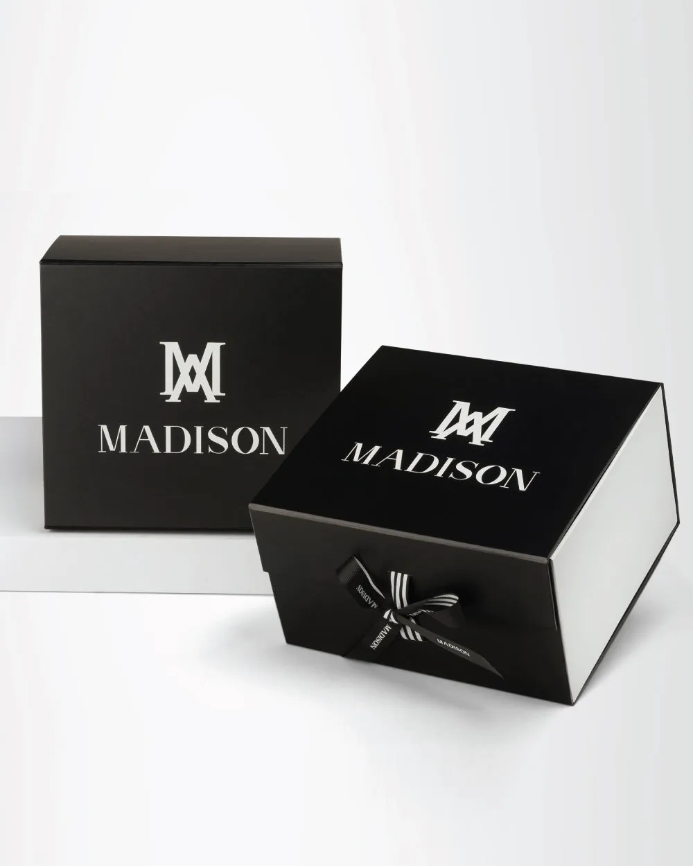 Monica "Wear it 3 Ways" Giftbox - Chevron Stripe, Monogram & Matching Bag Strap