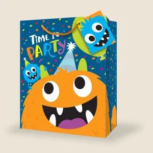 Monster Medium "Time to Party" Gift Bag, 1 Count