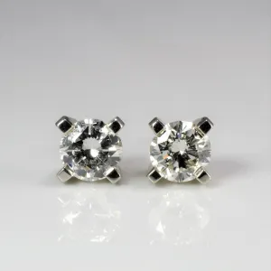 'Montecristo' Solitaire Diamond Stud Earrings | 1.07 ctw |