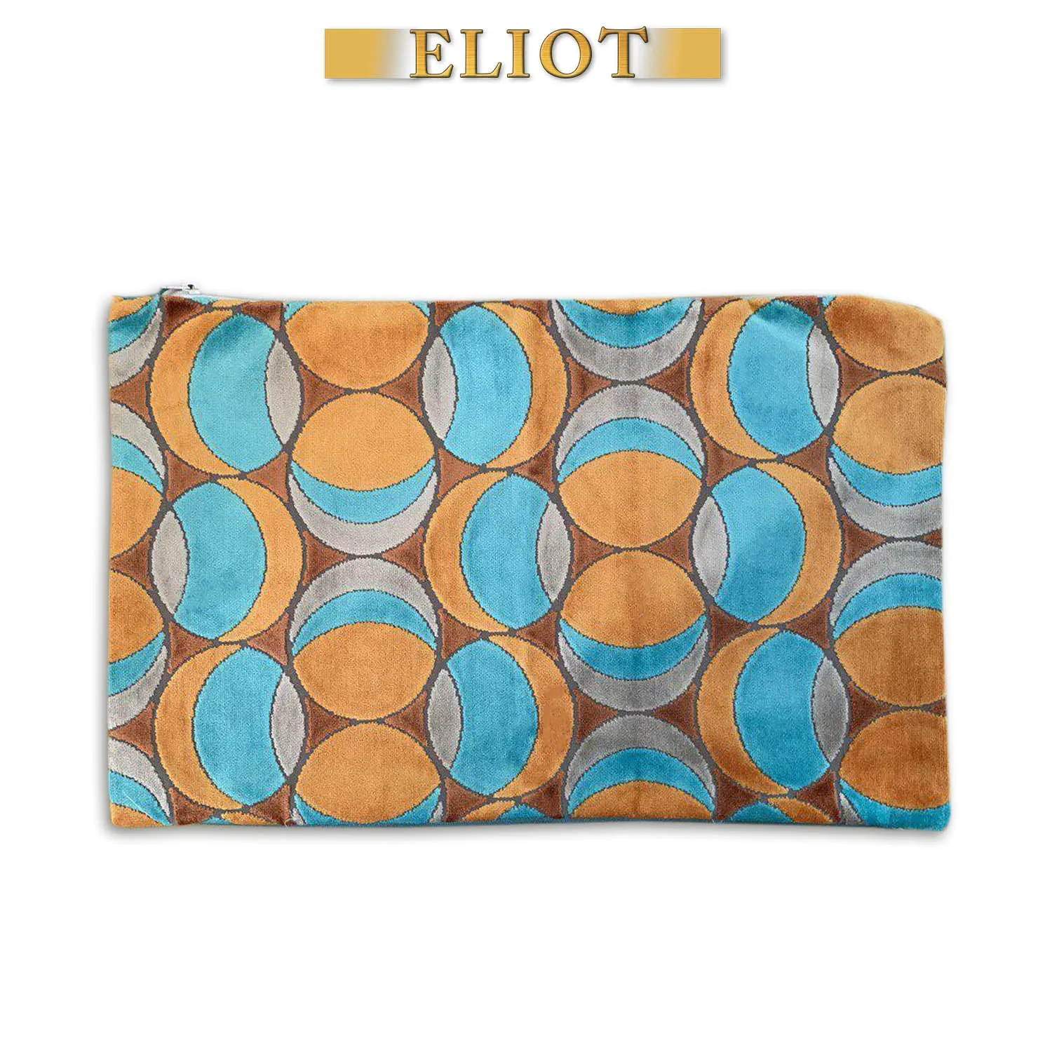 Morgan - Gorgeous  Colorful 21.5"X13"  Pillow Cover- Modern Pattern- Color: Valencia