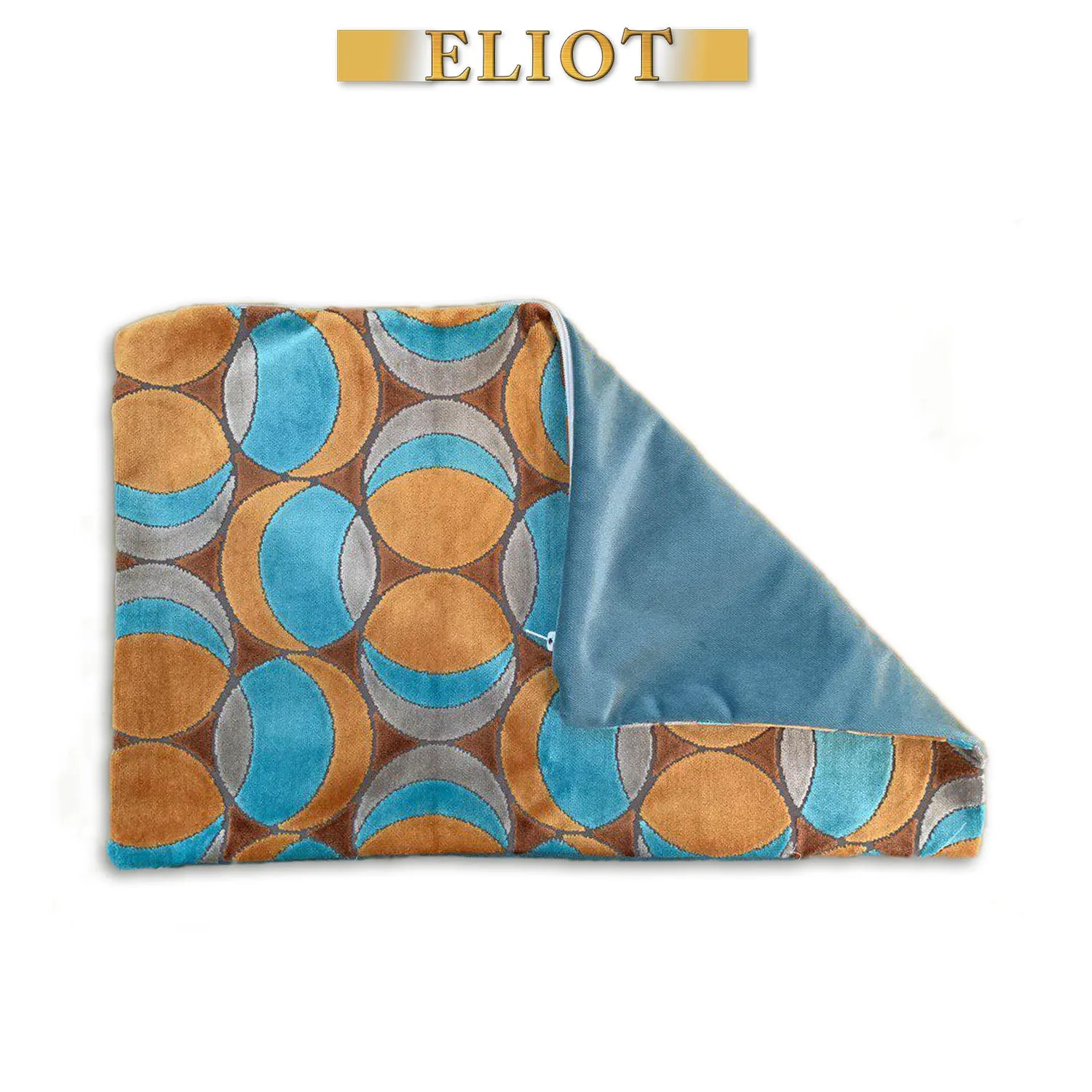 Morgan - Gorgeous  Colorful 21.5"X13"  Pillow Cover- Modern Pattern- Color: Valencia