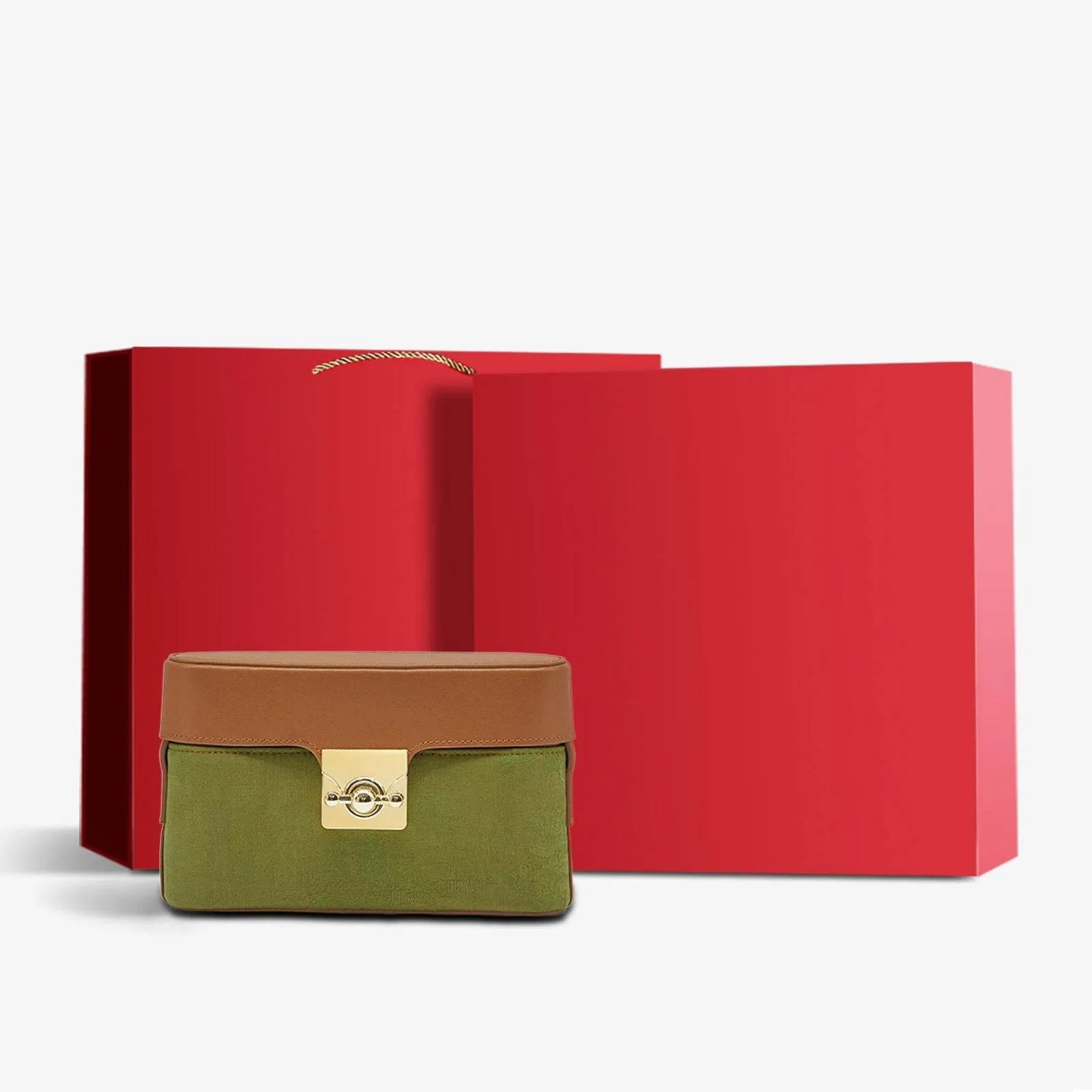Mulberry Silk Leather Retro Shoulder Square Bag