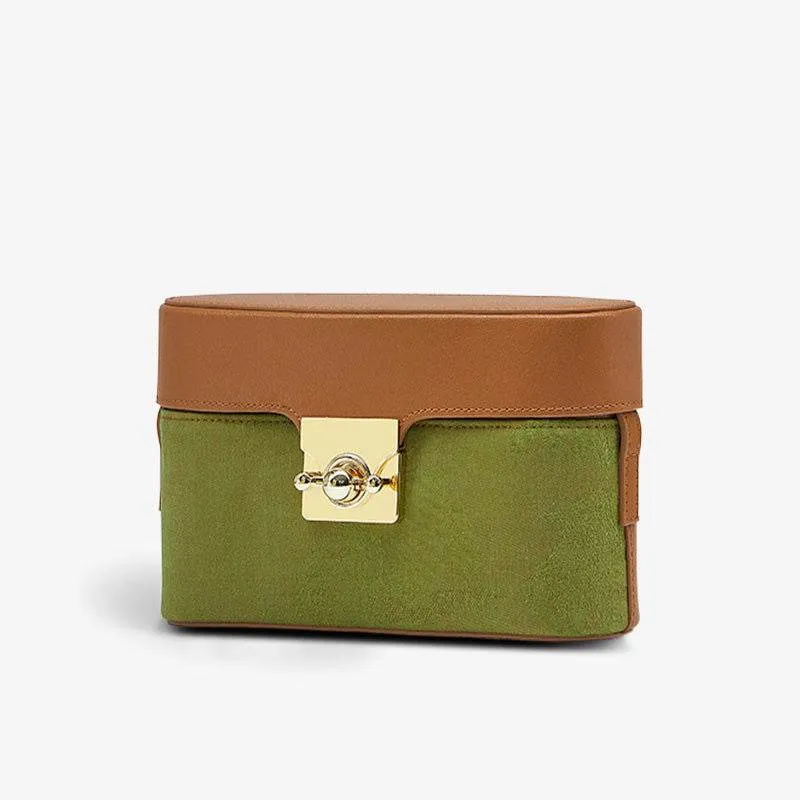 Mulberry Silk Leather Retro Shoulder Square Bag