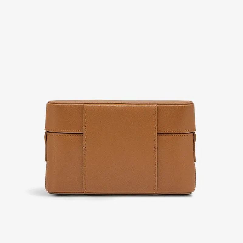 Mulberry Silk Leather Retro Shoulder Square Bag