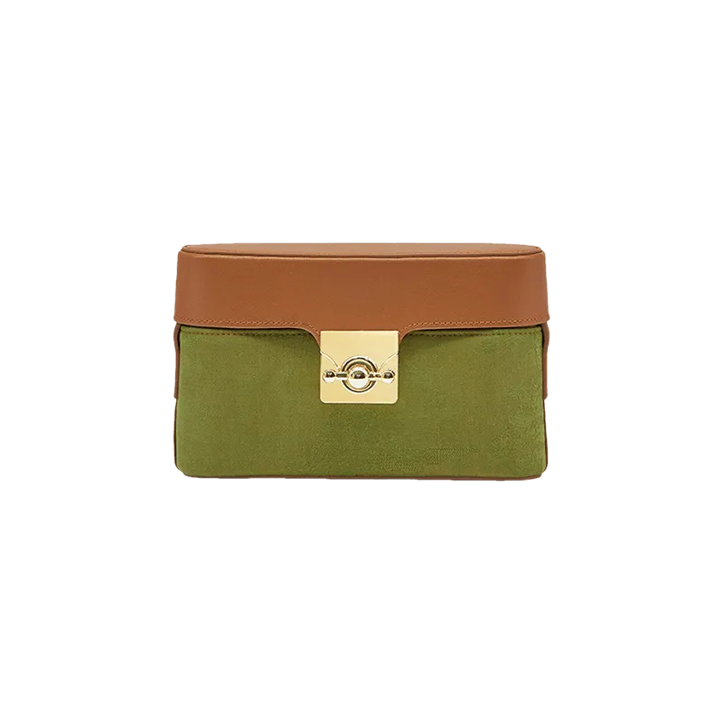 Mulberry Silk Leather Retro Shoulder Square Bag