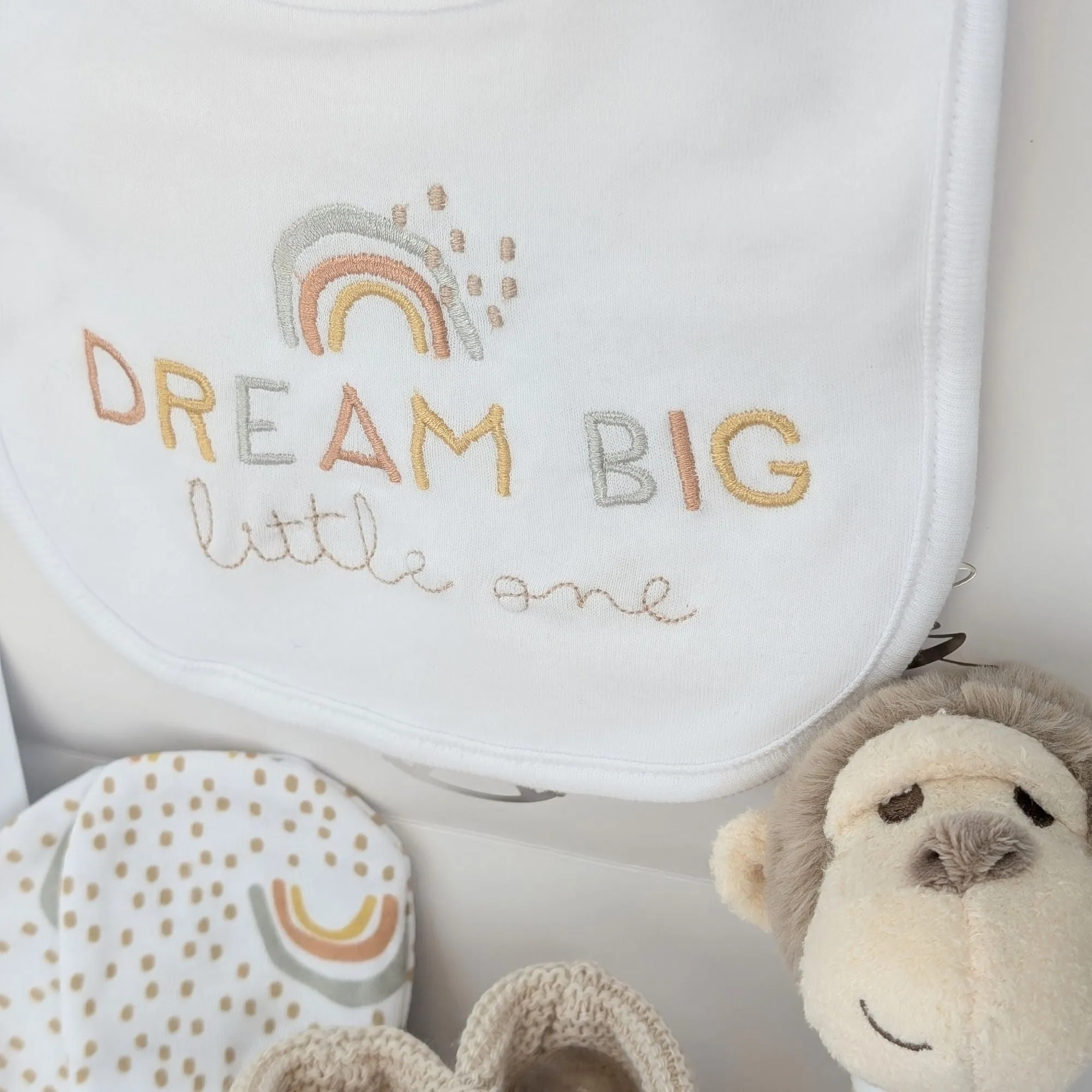 Neutral Baby Gifts Hamper, Dream Big Little One Monkey Madness