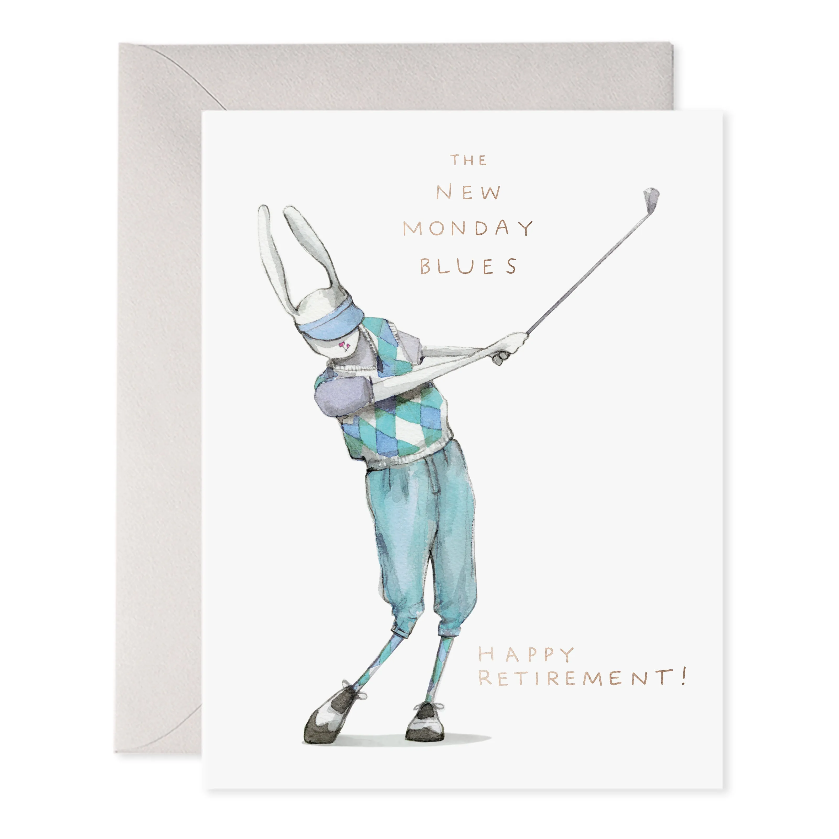New Monday Blues Greeting Card