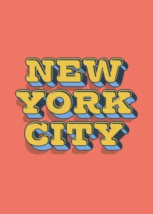 New York City Typography Print
