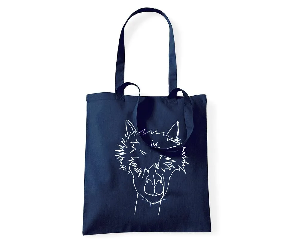 One alpaca tote bag