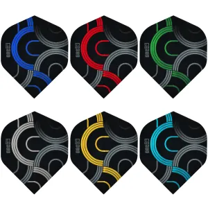 One80 Circult Dart Flights - 100 Micron - No2 - Std
