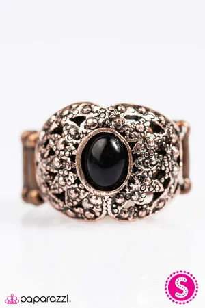 Open Door Jewelry - Color Burst - Copper Ring - Paparazzi Accessories