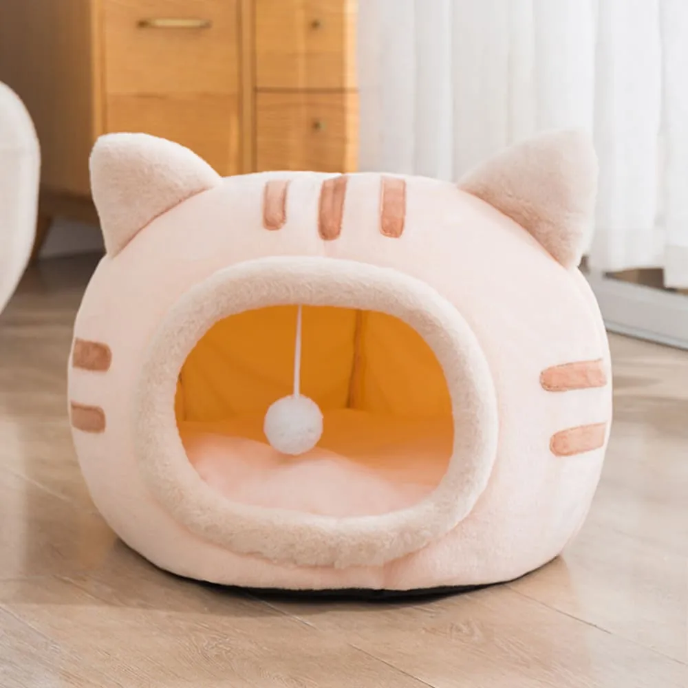 Orange Kitty Cat Purrfect Cave - Large
