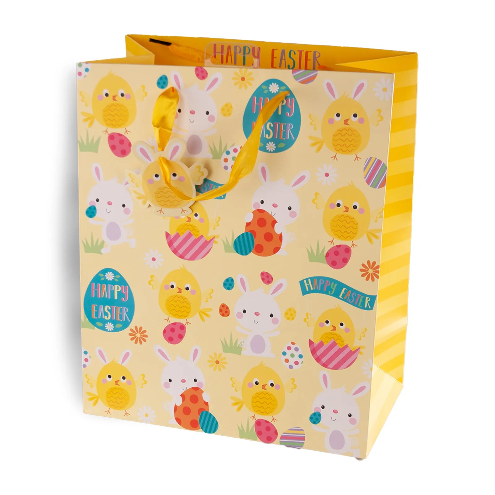 Partisan Happy Easter Chick & Bunny Gift Bag M/L/XL