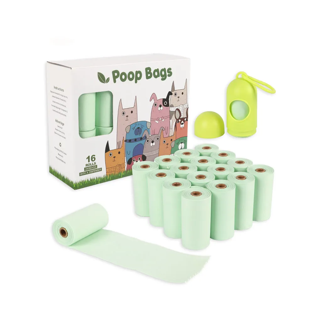 PAWS ASIA Factory Eco Friendly Biodegradable Pet Garbage Dog Waste Poop Bags