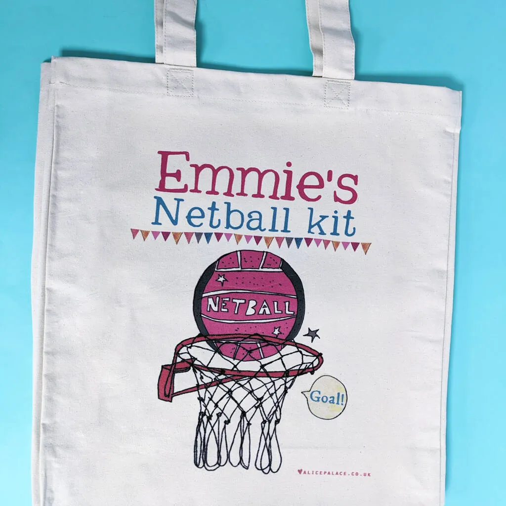 Personalised Netball Kit Bag