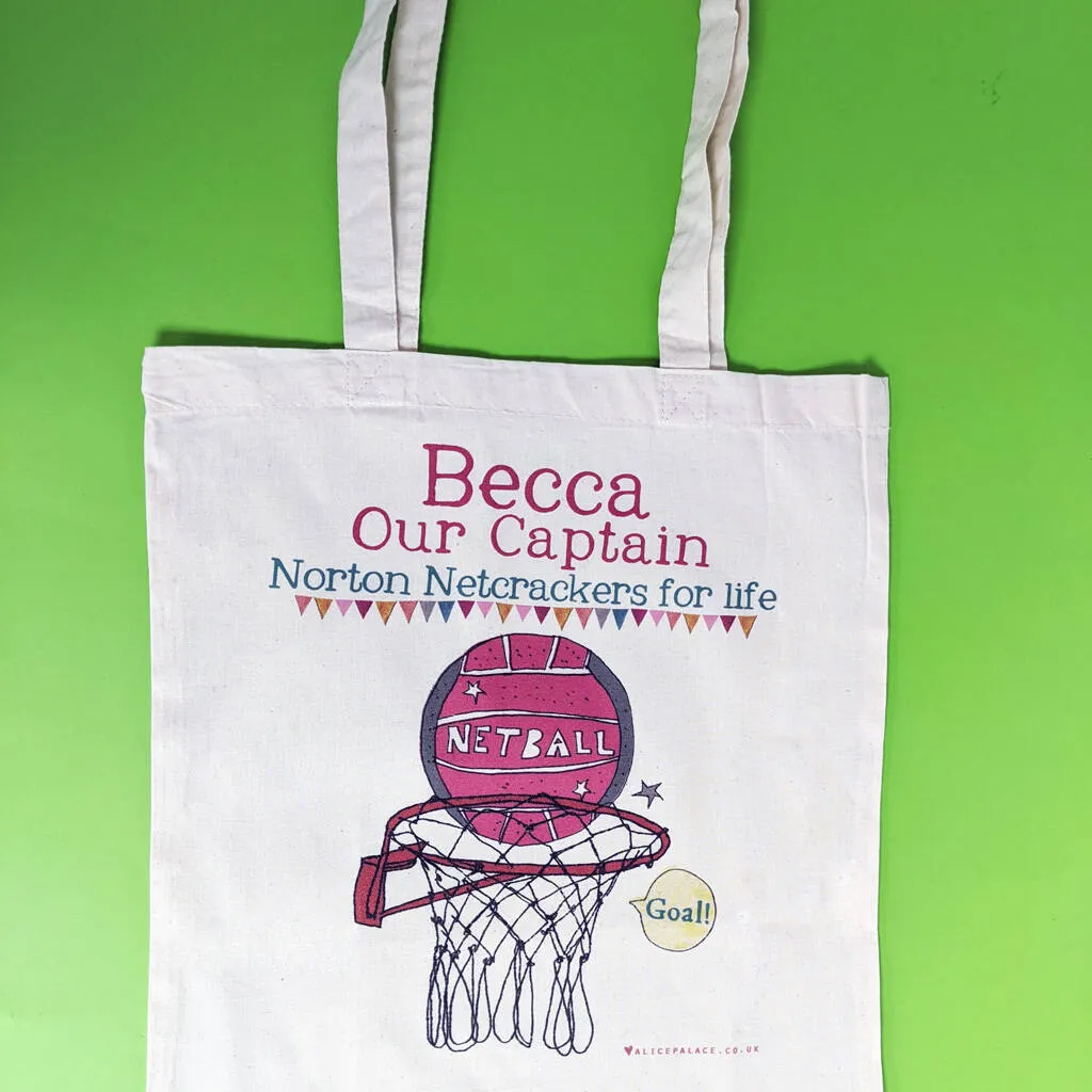 Personalised Netball Kit Bag