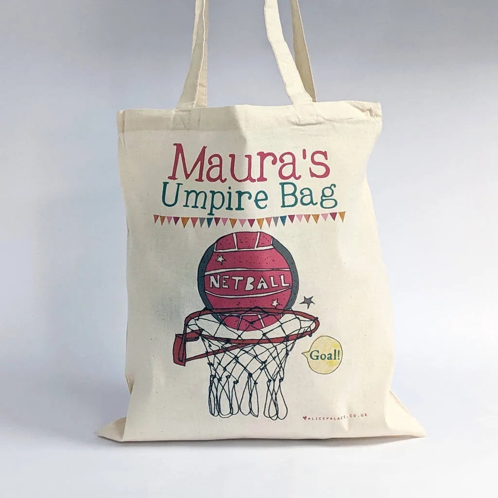Personalised Netball Kit Bag