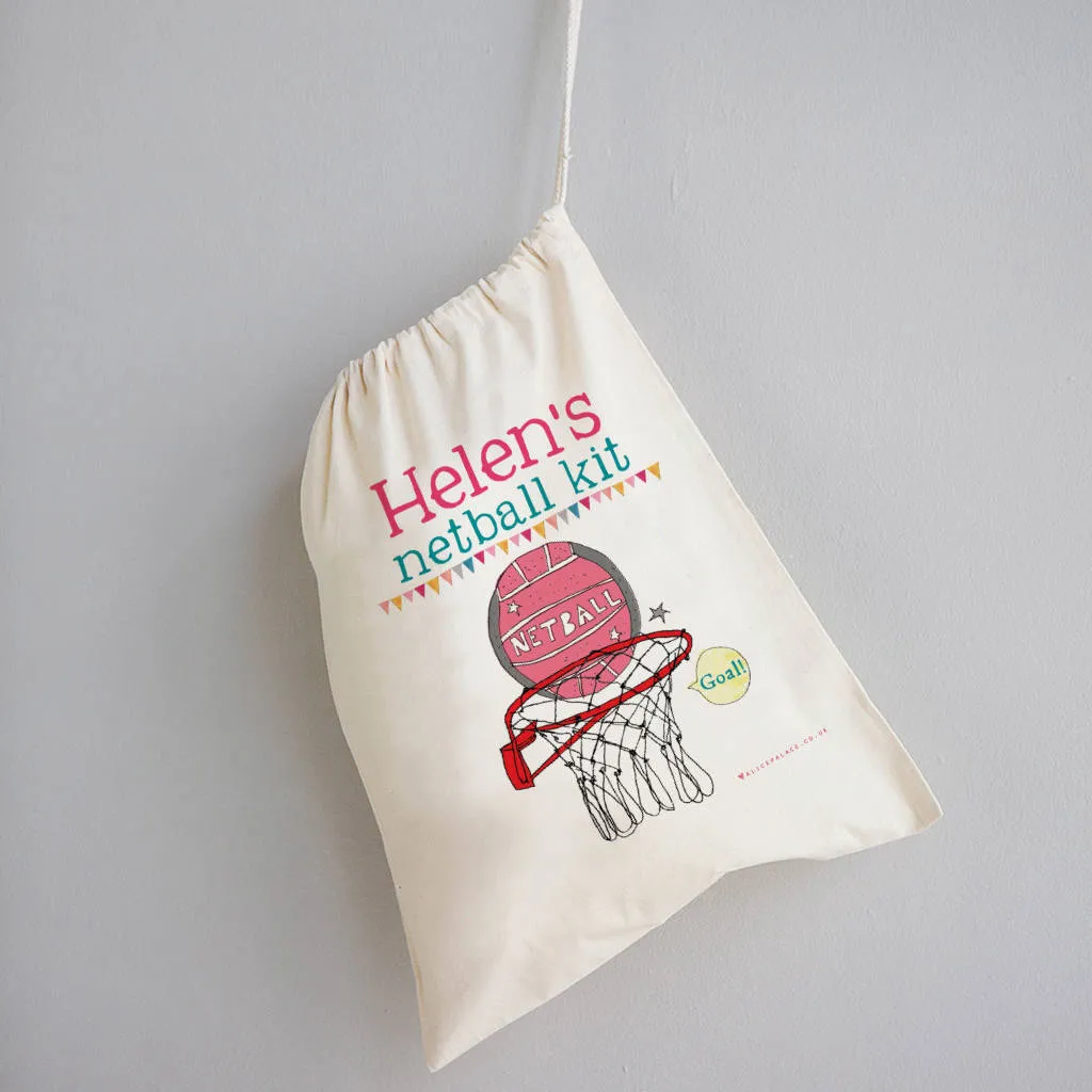 Personalised Netball Kit Bag