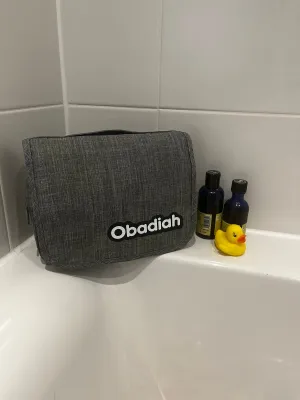 Personalised travel wash bag