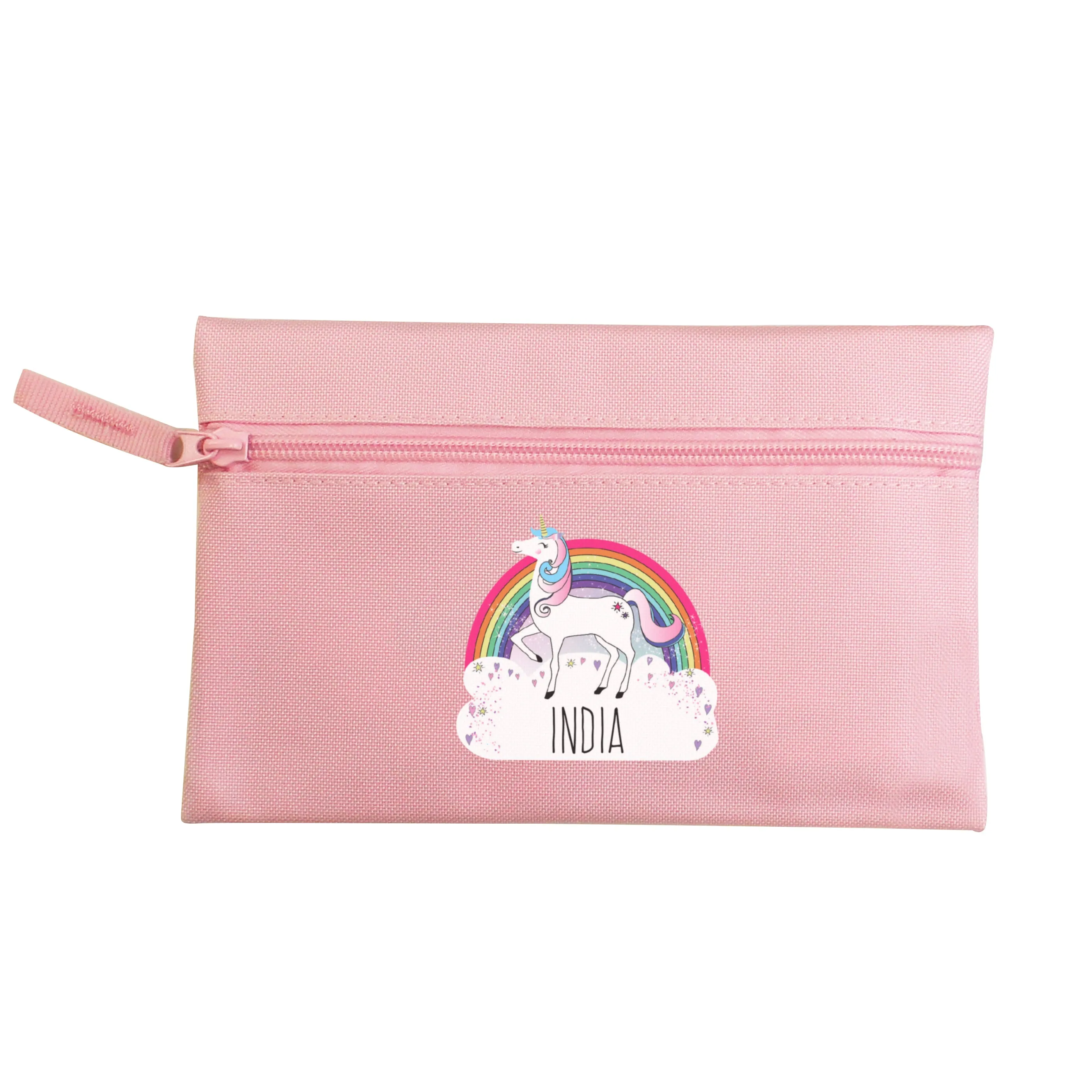 Personalised Unicorn Pink Pencil Case