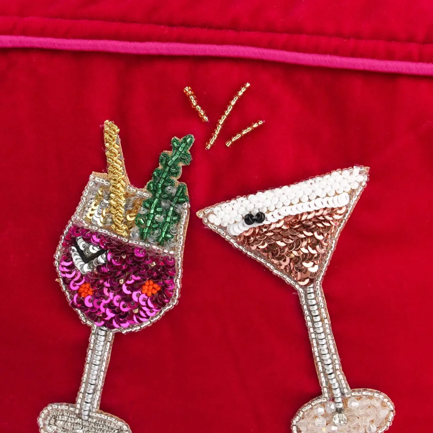 Pink Fizz & Espresso Medium Pouch