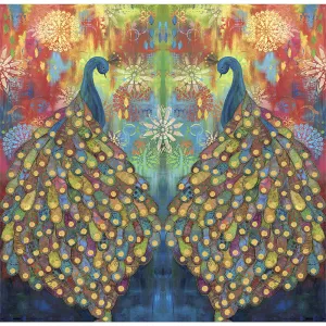 Pizzazz - Peacock Multi Digitally Printed Panel