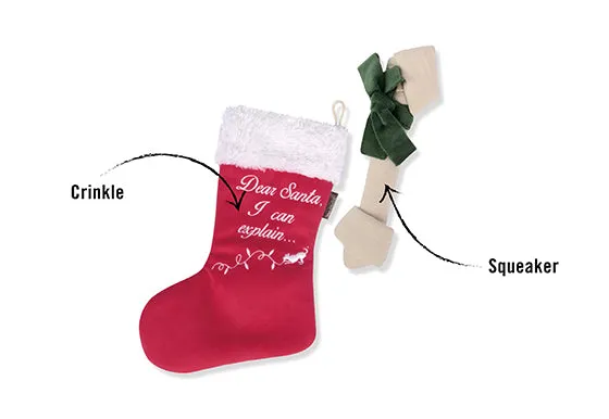 P.L.A.Y. Merry Woofmas Dog Plush toys: Good Dog Stocking