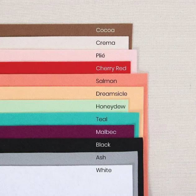 Plié Pure Wool Felt