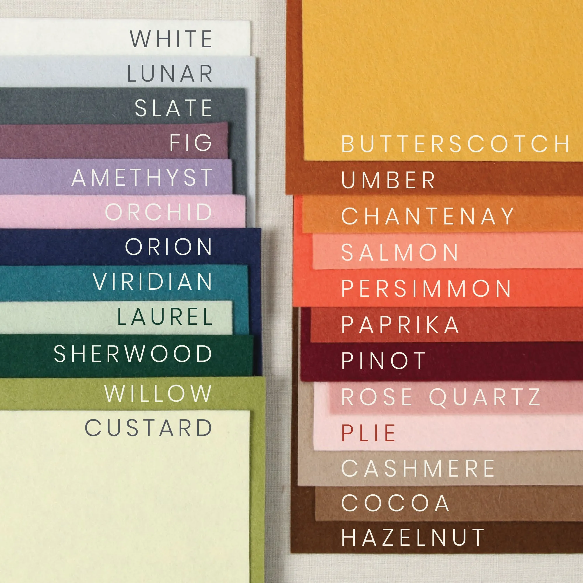 Plié Pure Wool Felt