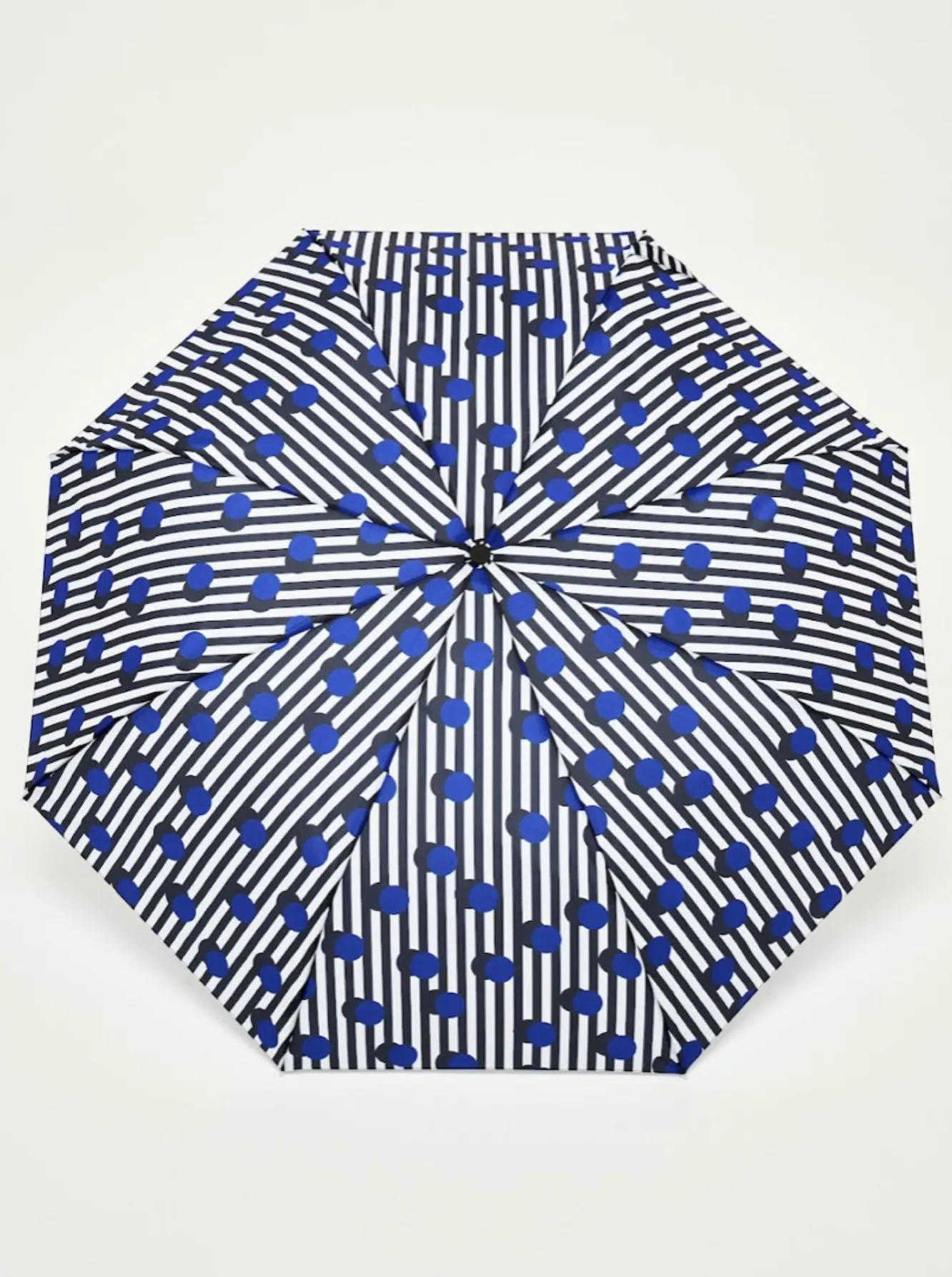 Polkastripe Eco-Friendly Compact Duck Umbrella