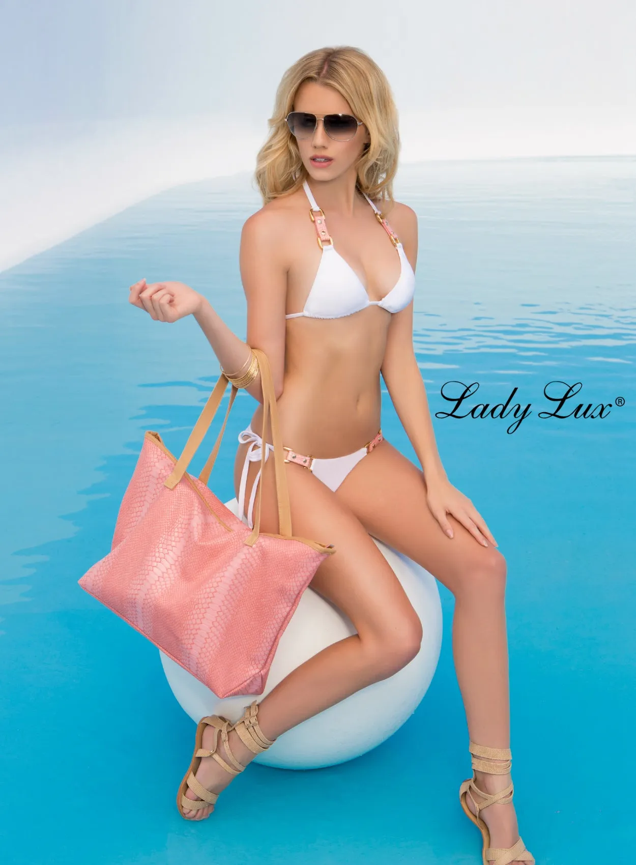 Primerose Snake Beach Bag