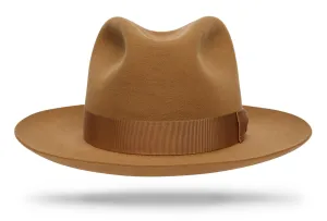 Pure Sienna Camel Felt Fedora