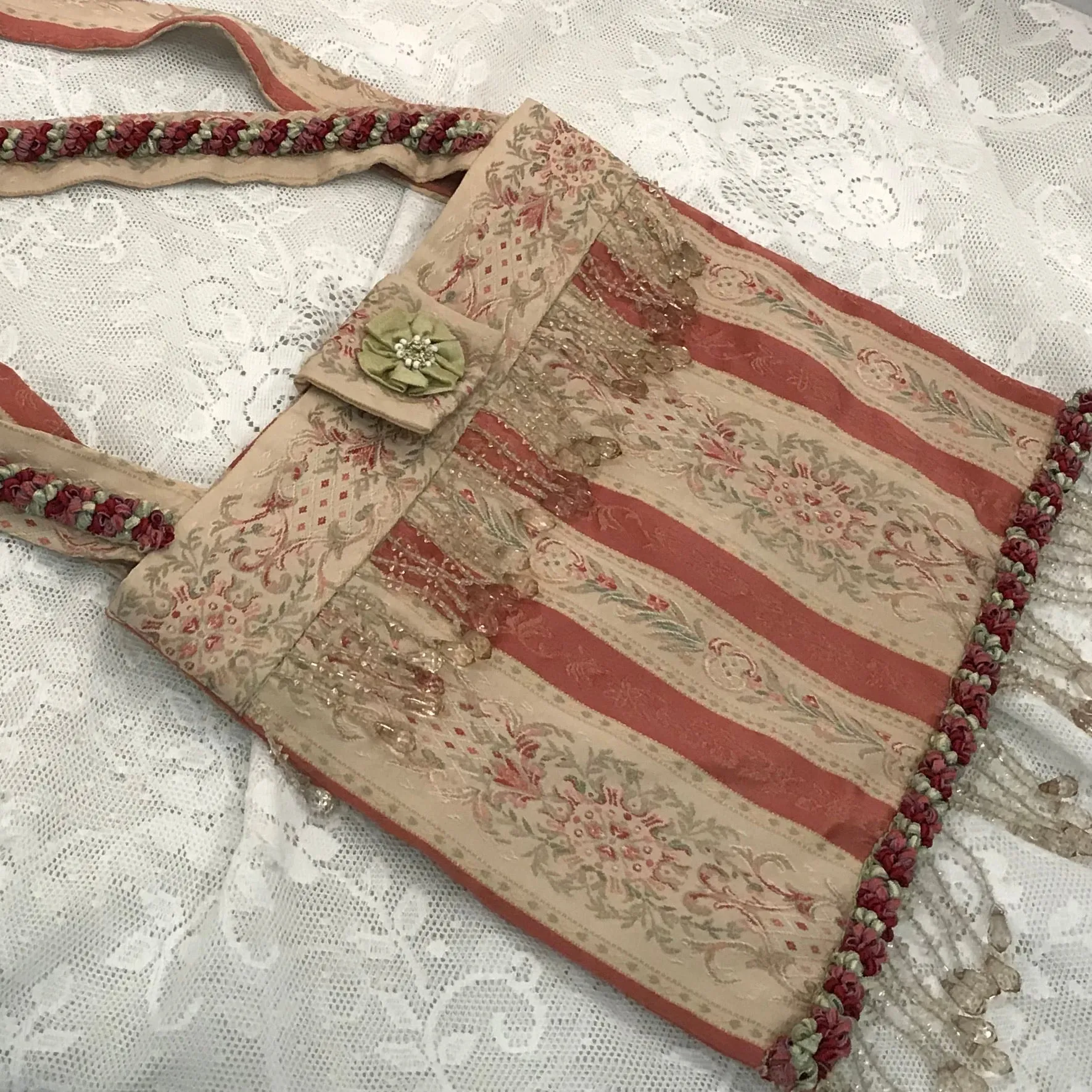 Purse With Beaded Fringe