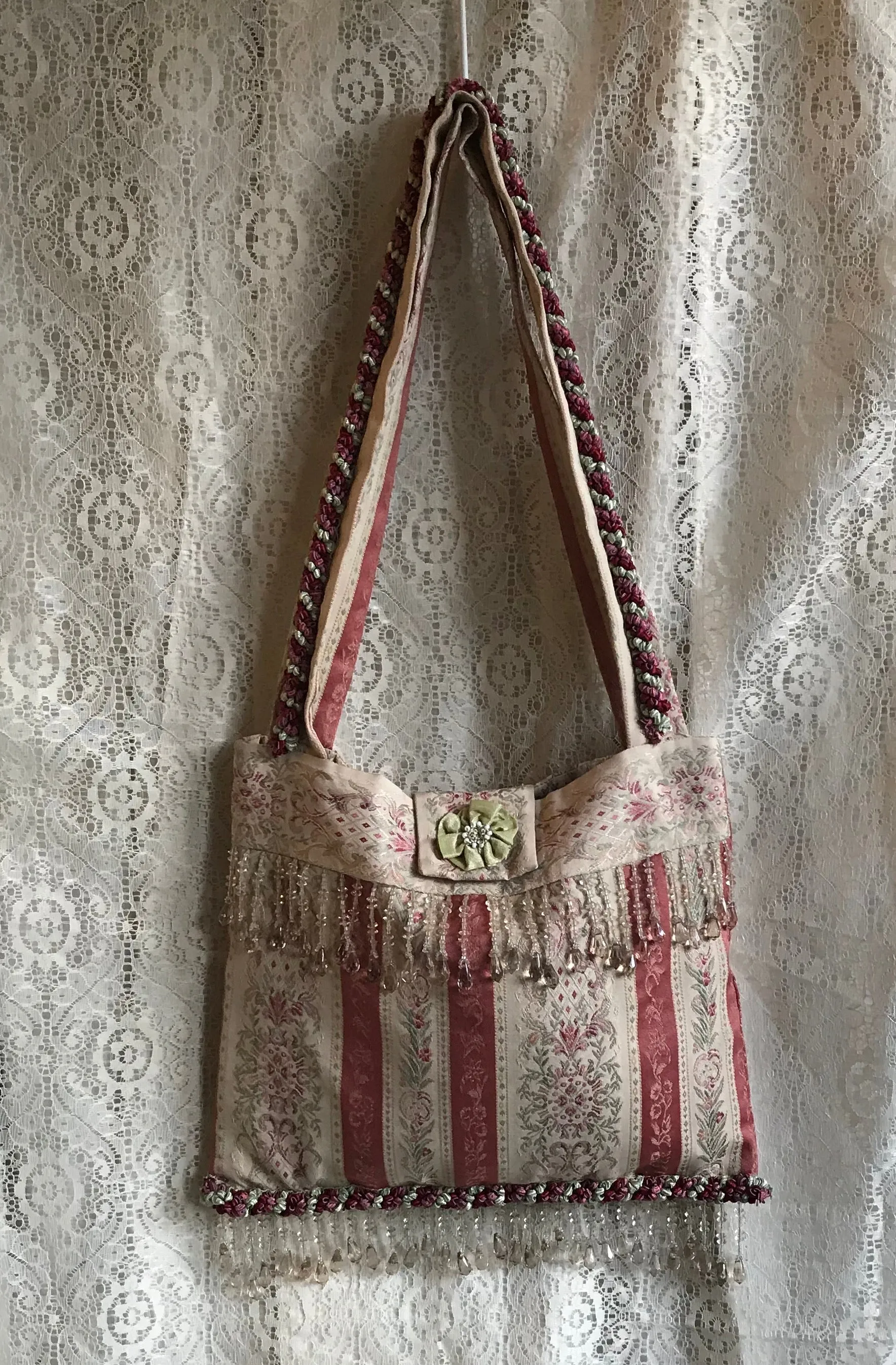 Purse With Beaded Fringe