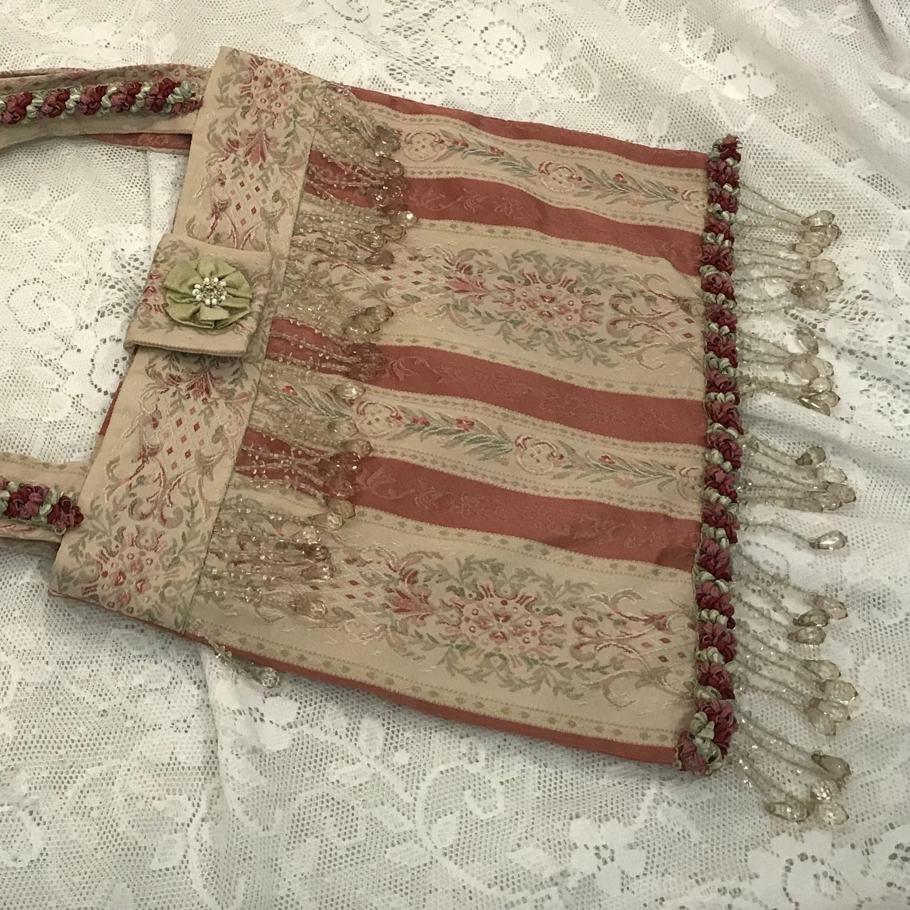 Purse With Beaded Fringe