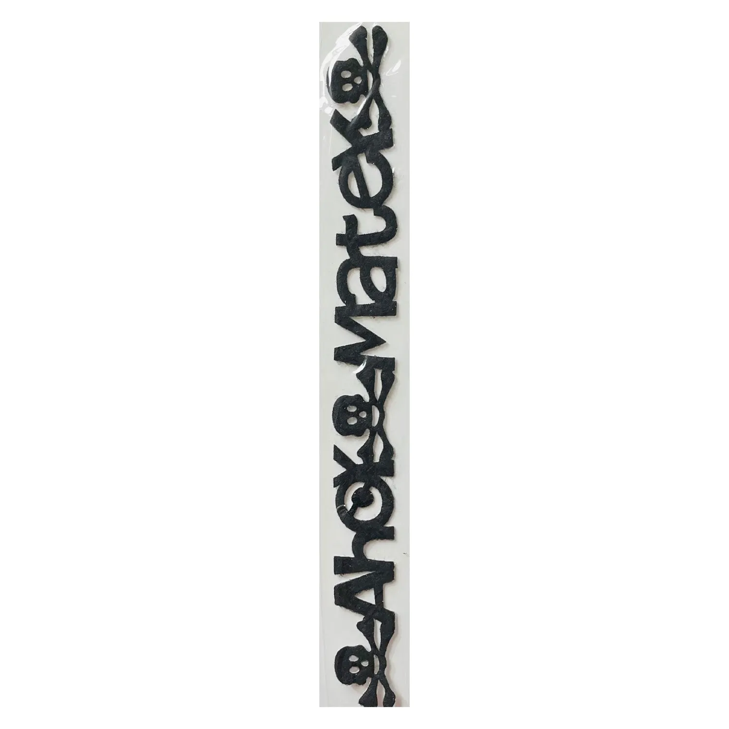 Queen & Co 12" Self-Adhesive Felt Fusion - Ahoy Matey - Black*
