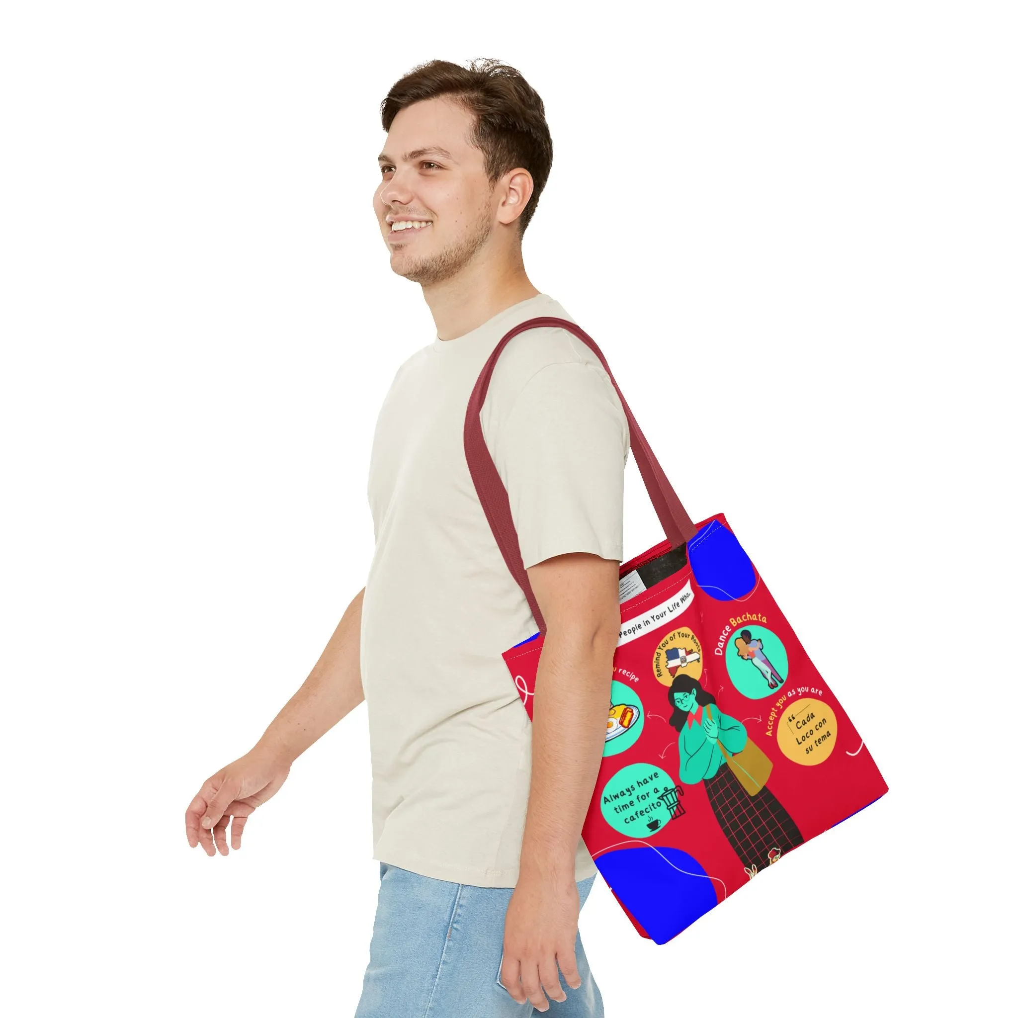 "Keep People in Your Life Who..."  Fun and Inspirational Everyday Dominican Tote Bag