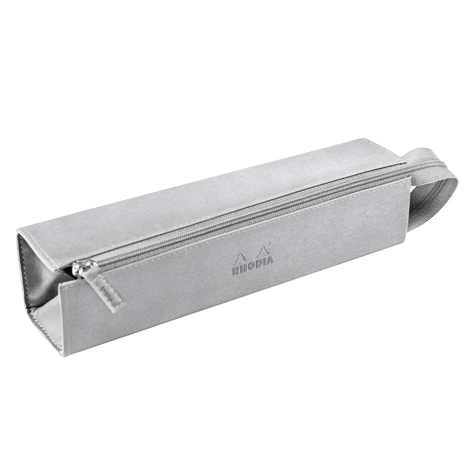 Rhodia Rhodiarama Tray Pen Case Silver