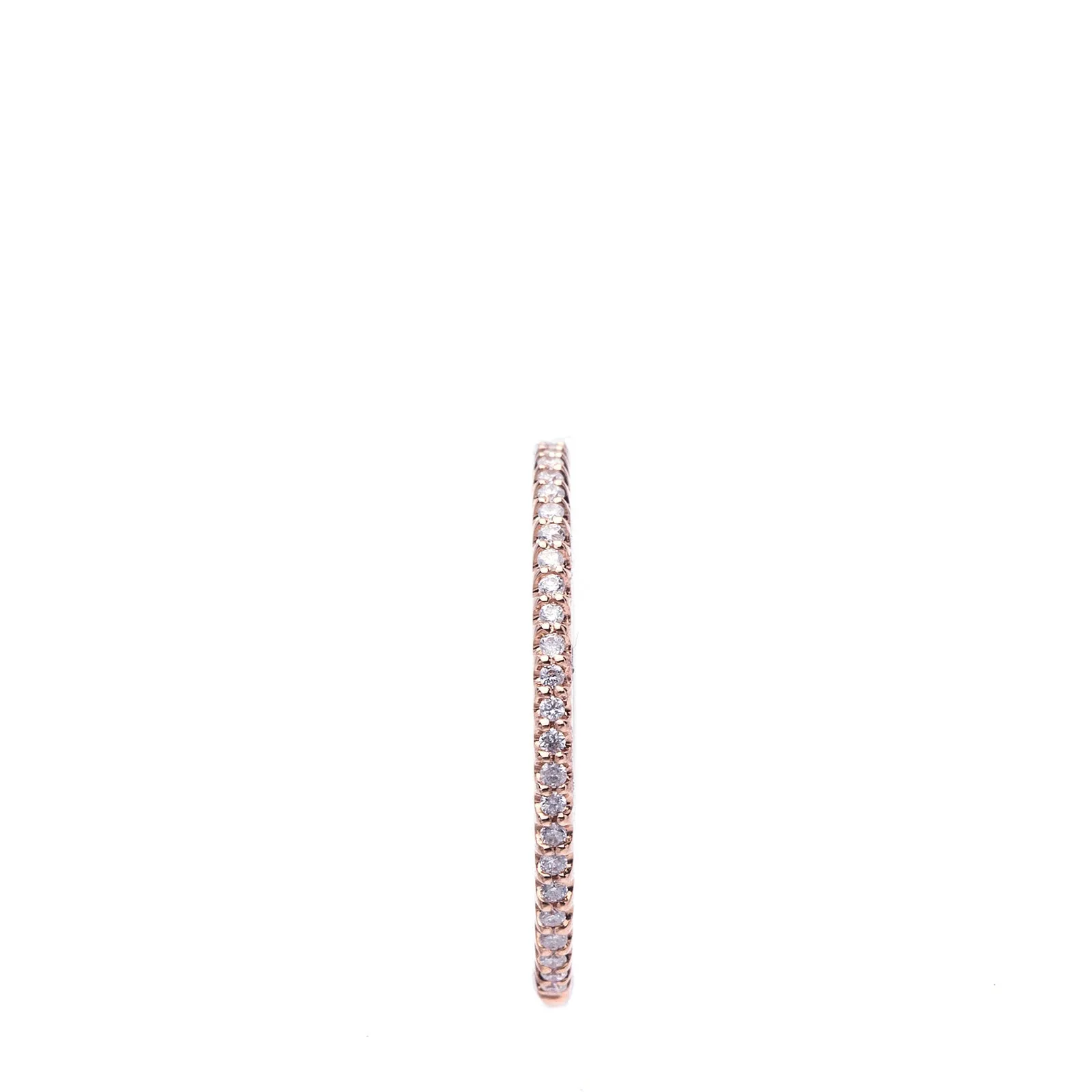 Rose Gold Diamond Ring or Wedding Band- Perfect for Stacking