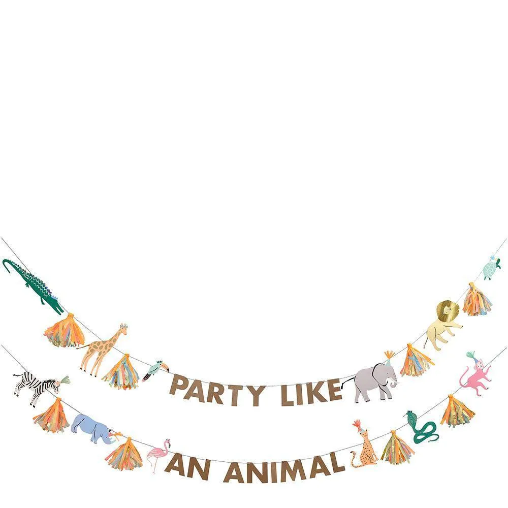 Safari Animals Large Garland