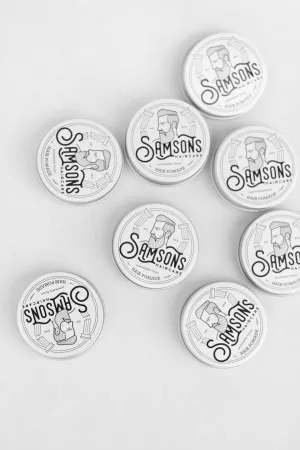 Samson's Travel Size Pomade: TSA-Friendly Hair Styling on-the-Go