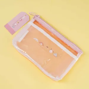 Sanrio Characters Faces Flat Pencil Case