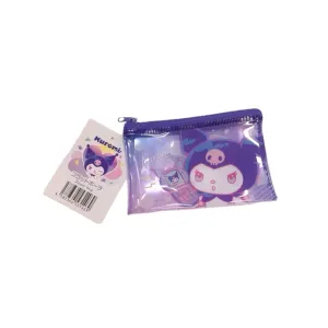 SANRIO KUROMI PURPLE PHONE MINI ZIPPER BAG