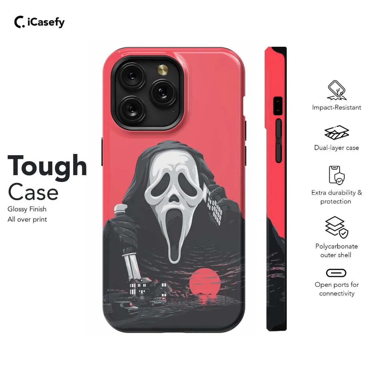 Scream Mask  Phone Case iPhone Samsung Pixel & More #247