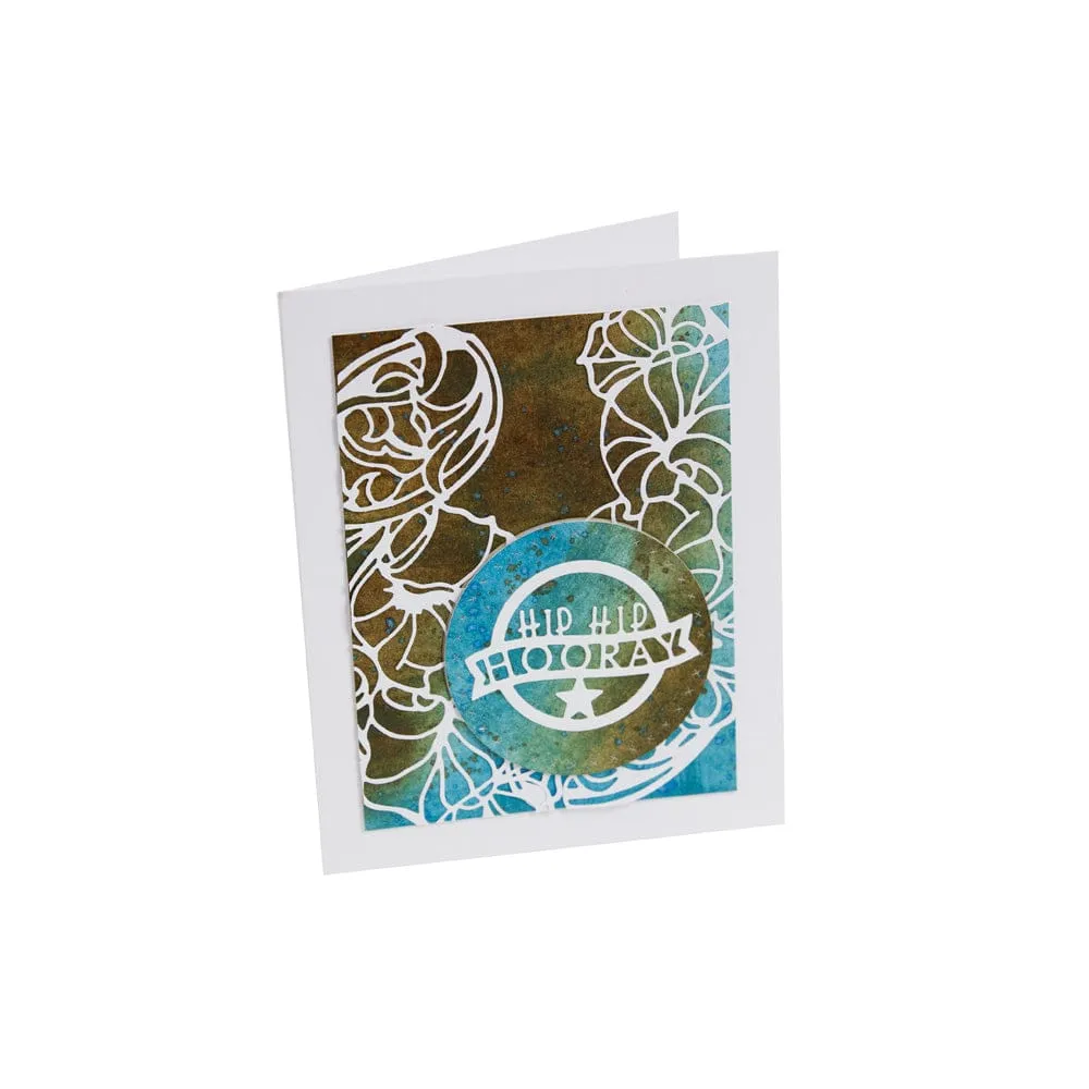 Scribbled Blooms - Always Happy! Die Set - 5398e