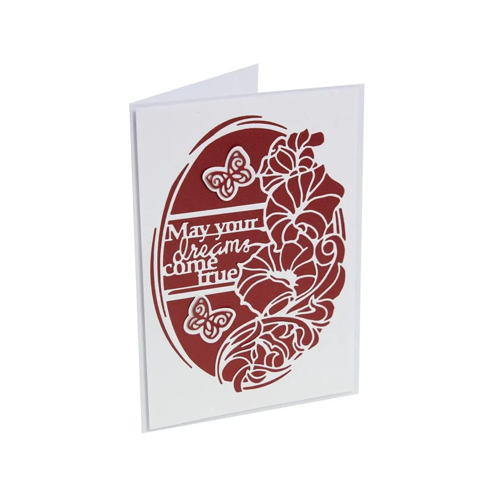 Scribbled Blooms - Always Happy! Die Set - 5398e